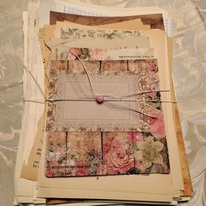 ⚜️ Vintage Book Page Ephemara Bundle